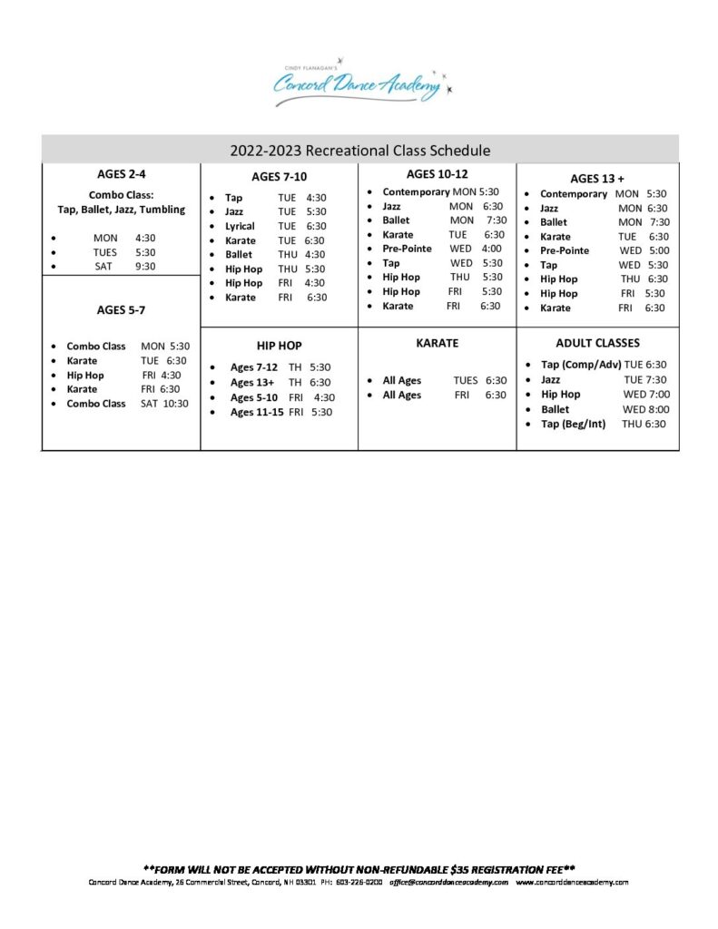 Concord Dance Academy