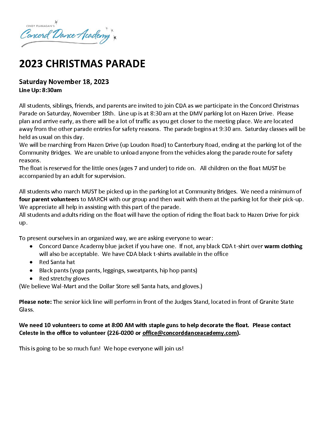 Concord Dance Academy