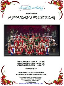 Holiday Break @ Concord Dance Academy